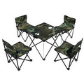 Foldable Table Chair Set
